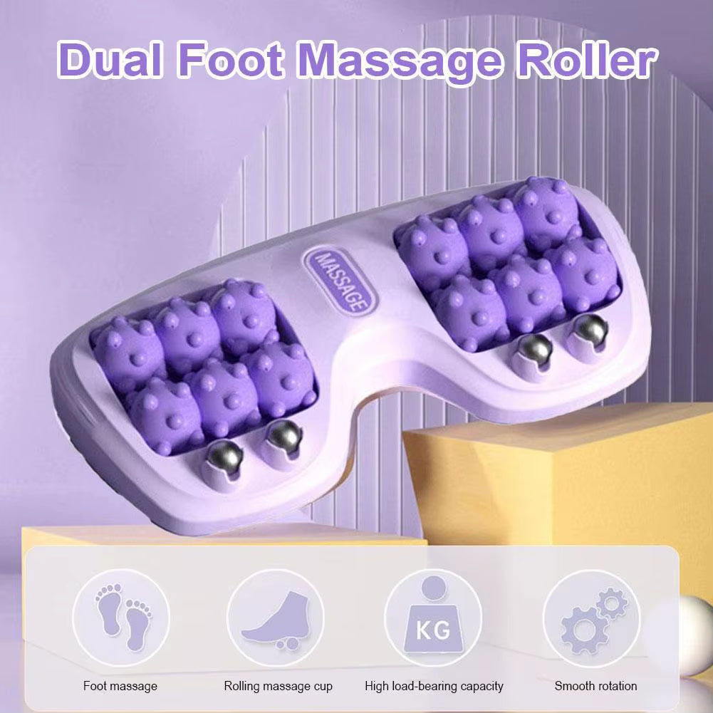 1PCS Portable Dual Foot Massage Roller Cat Claw Foot Therapy Foot Massage Instrument Relaxation Point Stimulation Magnetic Rolle